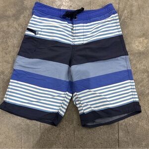 Patagonia Kids Boys Striped Swim Trunks
